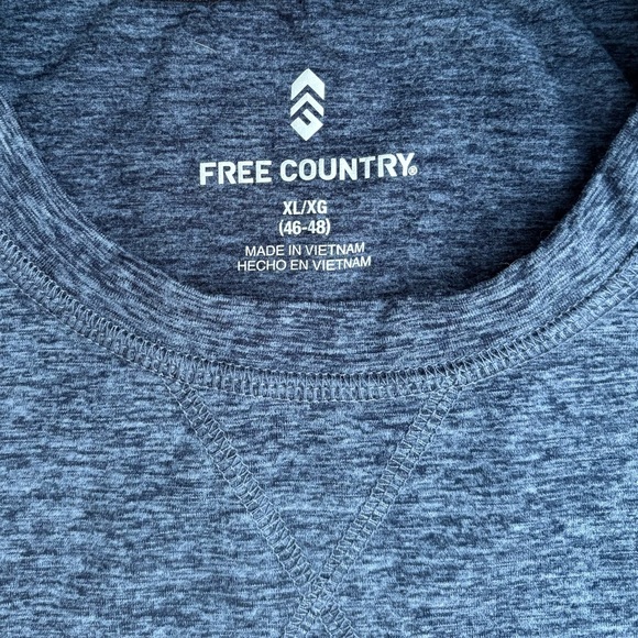 Free Country Spacedye Crewneck Made of Recycled Fabric (XL) Moisture-Wicking - Picture 4 of 6